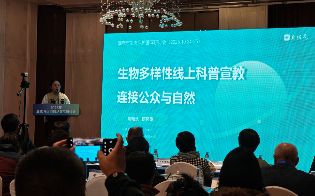 北极花团队受邀出席麋鹿与生态保护国际研讨会